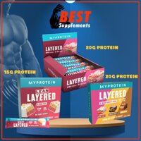 Myprotein Bánh Protein Layered Bar và Lean Layered Bar ( 3 thanh - 6 thanh - 12 thanh )