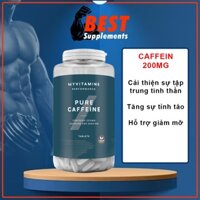 Myprotein Viên Uống Caffeine 200mg - Tập trung tinh thần, tỉnh táo hoạt động