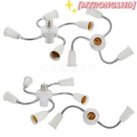 Myrong1hd Trắng E27 Đế Kéo Dài Đèn Bộ Chuyển Đổi Bóng Đèn LED Giá Đỡ