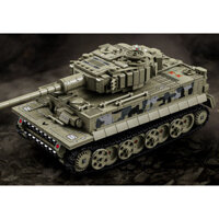 Mytopshop 968 Chiếc MOC Panzer Tiger Xe Tăng Hạng Nặng Hình Mô Hình Đồ Chơi Giáo Dục Khối Xây Dựng Gạch Quà Tặng Trẻ Em DIY Bộ Mới