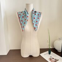 Mz Thương Hiệu Anh Hoa Thoải Mái Phong Cách Mục Vụ Khăn Cotton Khăn Vuông Nữ 55x55 Du Lịch Ảnh Khăn Trùm Đầu