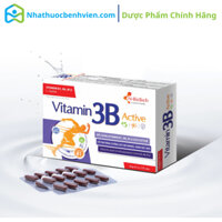 N-Biotech - Vitamin 3B Active hộp 6 vỉ x 10 viên, Bổ sung Vitamin B1, B6, B12. Tăng cường sức đề kháng, giảm mệt mỏi