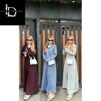 N1-áo chống nắng nữ toàn thân dáng váy chất umi cottong