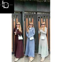 N1-áo chống nắng nữ toàn thân dáng váy chất umi cottong