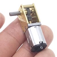 N20 Tất Cả Kim Loại Gear Motor DC 3V-12V 4RPM-380RPM Tốc Độ Chậm Mô-men Xoắn Cao Trục Dài Động Cơ 8 Mm Giảm Sâu Động Cơ Cho Robot Thông Minh
