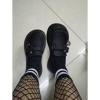 N22 [ LOẠI 1 ] CÓ VIDEO Giày búp bê oxford lolita da lì  đính  ghim đế bánh mì thấp cổ siu xinh cute CÓ ẢNH THẬT CTR