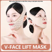 [N2F]Mặt nạ đeo định hình nọng cằm, cơ mặt vline, nâng gò má giảm nếp nhăn nam nữ