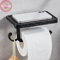 N2hao Giá Đỡ Giấy Vệ Sinh Kệ Điện Thoại Treo Tường Vintage Cổ Điển Phòng Tắm Cổ Cuộn Hộp Khăn Giấy Phụ Kiện Phòng Tắm n