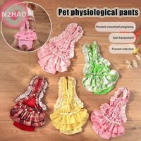 N2hao Tã Cho Chó Nữ Có Thể Tái Sử Dụng Có Thể Giặt Được In Hình Thời Trang Dễ Thương Thấm Hút Cao Thiết Kế Chống Rò Rỉ Cho Chó Nữ Quần Vệ Sinh Đồ Dùng Cho Thú Cưng n