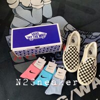 [N2Sneaker] Nguyên Bản Tiêu Chuẩn- Giày Vans Classic Slip On Checkerboardd