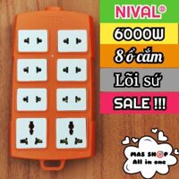 [N860] Ổ cắm không dây Nival® chịu tải cao 6000W / Lõi sứ vỏ dày siêu bền