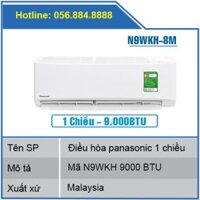 N9WKH-8 Máy điều hòa Panasonic 1 chiều 9000 BTU