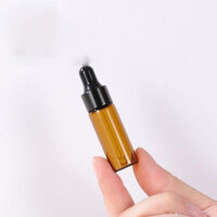 【NA Beauty】 Lọ Chiết Serum Lọ Chiết Mỹ Phẩm Thủy Tinh Nắp Bóp Nhỏ Giọt Khoen Vàng 3ML/5ML Dùng Đựng