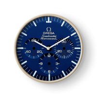 NA. Diver Luxurious Speedmaster Seamaster Watch Dial Swiss Omega Wall Clock Excellent Accurate Sweep Movement Glass Cover, Decorative for Kitchen, ...