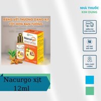 Nacurgo - màng sinh học bảo vệ tái tạo da tổn thương 12ml