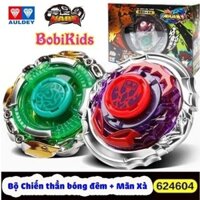 NADO3 - Bộ đôi Con Quay Chiến thần bóng đêm + Mãng xà chiến thần (NA3 - 624604) - Hàng chính hãng Auldey