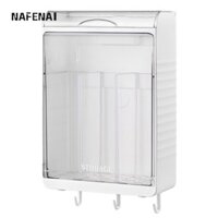 Nafenai Đũa ống dao kéo treo tường có nắp kệ bếp chống bụi và chống nấm mốc