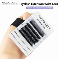 Nagraku Dây đeo cổ tay cho công cụ mở rộng lông mi 8-15mm MIX Ban nhạc đàn hồi Bảng lông mi