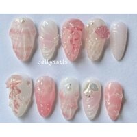 nail box móng thiết kế sứa biển xinh xắn ảnh thật