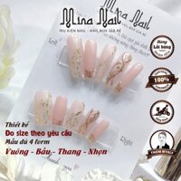 Nail Box Thạch Tráng Gương Gel Nổi Ẩn Nhũ Móng Úp Thiết Kế Đo Size Theo Yêu Cầu NB033 220
