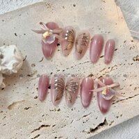 Nail Box Thiết Kế - Củ Cải Nailbox - Butter Mắt Mèo Ánh Trăng Bowie Đính Đá - C025