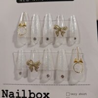 Nail box thiết kế phong cách Hàn Quốc lễ hội giáng sinh noel