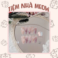 Nail box thiết kế - Tiệm Nhà Meow Pink Flash Butter - T147