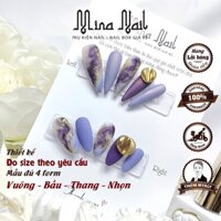 Nail Box Vân Đá Tráng Gương Ánh Trai Móng Úp Thiết Kế Đo Size Theo Yêu Cầu NB005 270