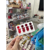[Nail Chín Sáu] Set Sơn Móng Tay Milan Chính Hãng 4 Màu Nail - Set 4 Chai Sơn Gel (tặng bảng màu)