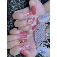 Nail cô dâu xinh - Nail box - thiết kế móng - kèm keo dán móng và dũa ạ ❤️😗