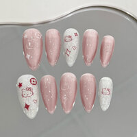 Nail Hello Kitty Mắt Mèo Thiết Kế 10 Móng
