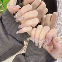 Nail thạch trang trí đính đá