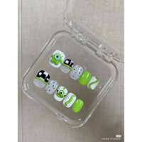 Nailbox [490] - Móng giả thiết kế💥 Mẫu Mike Wazowski siêu cưng🥰 mẫu đẹp💥✨