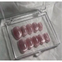 [nailbox bee ] Móng tay giả thiết kế theo size sơn gel mắt mèo nhiều màu
