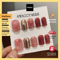 Nailbox 🔥 Bộ 10 móng tay giả thiết kế ⚡️ FREESHIP ⚡️ - HÀNG CÓ SẴN - Pluming ver 2