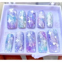 Nailbox - bộ móng tay giả ngân hà [ TẶNG KEO DŨA ]