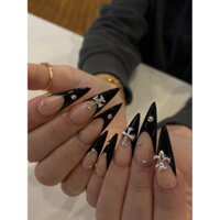 Nailbox french đính charm | nail design ,hottrend, douyin