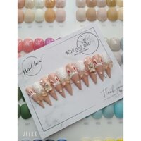 nailbox giá rẻ form nhọn charm thỏ dễ thương sanh chảnh cute đơn giản