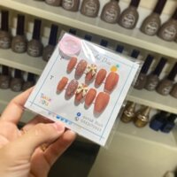 [NAILBOX+ KEO - DŨA + MIẾNG DÁN] Bộ Móng thiết kế màu hồng thạch nhẹ nhành nữ tính sang chảnh