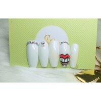 Nailbox luxury- Móng úp thiết kế kèm dũa giấy , keo dán và móng dự phòng