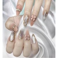 Nailbox mắt mèo nơ hồng giá Học sinh