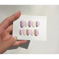 Nailbox móng úp hoa cúc kèm keo dũa