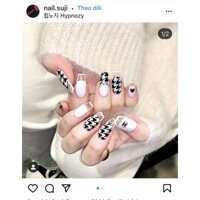 Nailbox - Móng úp thiết kế - vẽ len thương hiệu c h a n n e l hot HÀN QUỐC