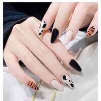 NAILBOX MÓNG ÚP THIẾT KẾ - KÈM THEO DŨA VÀ KEO GẮN - MẪU VẰN HỔ