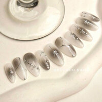 Nailbox móng up thiết kế oval nhận đổi form đổi màu style y2k