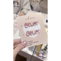 NAILBOX - sơn gel mắt mèo hồng vẽ nơ chấm bi | nheonails móng úp sơn gel