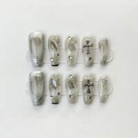 NAILBOX sơn GEL thạch tráng gương đính charm đá cá tính gothic y2k