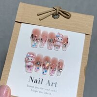 Nailbox thiết kế đính gấu sơn thạch M315