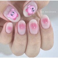 Nailbox thiết kế ( Kirby ombre )