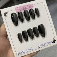 Nailbox thiết kế ombre đen xám hot trend